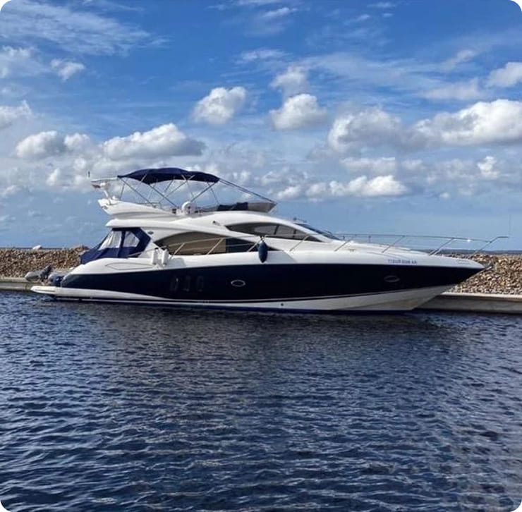 Рыбалка на яхте SunSeeker 52